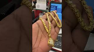 One gram gold jewellery Rayyatrends trenty dollarchaintrendingjewellerycollectionviralvideoshorts [upl. by Arden]