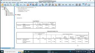 How to perform an Independent Samples T Test in SPSS [upl. by Annawaj]