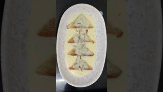 Custard Bread Desert  10 Minutes Desserts Recipe desert breaddessert breaddessertrecipe [upl. by Yrtnej]