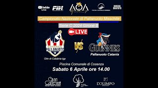 Cosenza Pallanuoto vs Guinnes Pallanuoto Catania [upl. by Gnot]