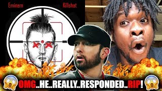 Eminem  Killshot Machine Gun Kelly Diss REACTION [upl. by Solenne]