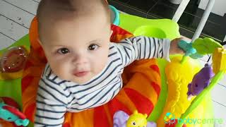 FisherPrice Roarin Rainforest Jumperoo  review Sponsored [upl. by Tower312]