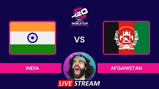 India vs Afghanistan  T20 World Cup LIVE [upl. by Casimire]