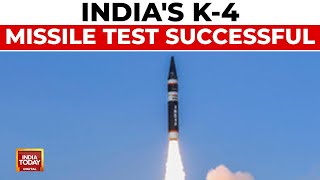 India Successfully Tests Nuclear Capable K4 Ballistic Missile  India Today [upl. by Mack521]