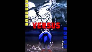 Sonic Vs Saitama edit vs whoisstrongest manga videogames [upl. by Zora]