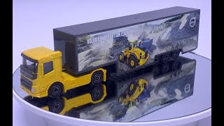 Unboxing Majorette Volvo FMX Show Truck Construction Line l 164 l Diecast Car garage [upl. by Bonn]