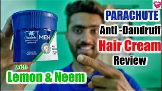 Parachute anti dandruff hair cream review  Best hair cream for men in hindi [upl. by Gerhan789]