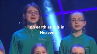 The Lords prayer African Sanctus with Lyrics Lindley Jr School [upl. by Zachery67]