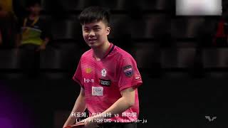 Liam PITCHFORD vs 林昀儒Lin Yun ju WTT Champions Montpellier 2024 [upl. by Lietman251]