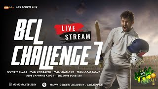 Team Diamond vs BLUE SAPPHIRE KINGS  BCL Challenge 7  Jaipur adssportslive bcl [upl. by Virgel457]