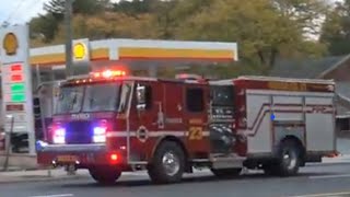 Teaneck NJ Fire Department Squad 23 Responding [upl. by Latsirk]