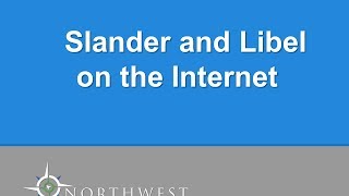 Slander and Libel on the Internet [upl. by Arukas]