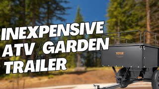 Vevor ATV GARDEN Trailer AMAZON REVIEW [upl. by Oiciruam803]