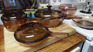 Visions Cookware Almost 5 Years Update  How Long to Heat Up Test [upl. by Nelram]