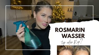 UPDATE zum DIY Rosmarinwasser  HILFT ES WIRKLICH GEGEN HAARAUSFALL [upl. by Ylrebmyk]