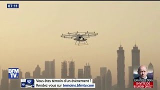 Premier test réussi pour le taxivolant sans pilote à Dubaï [upl. by Ettenahc176]