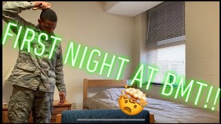 First Night at BMT My Air Force Experience [upl. by Alabaster]