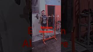 45 kilos X 2 Ednilson Alexandre powerlifter armwrestling academia powerlifting [upl. by Ynaittirb]