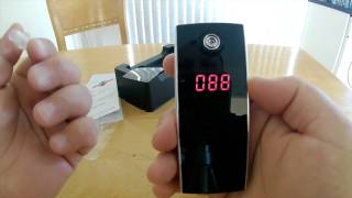 BREATHALYZER ALCOSCAN AL5500 REVIEW ALCOHOL TEST BREATH TEST [upl. by Atimed323]