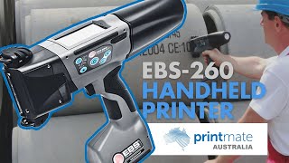 EBS 260 Handjet wwwprintmatecomau [upl. by Kriss]