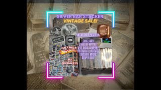 SBS  Silver Bar Stacker LIVE Auction amp Sale on Whatnot [upl. by Nayra]