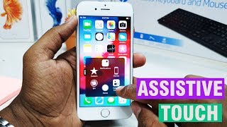 iPhone 6s How To Enable Touch Screen Home Button on iPhone Assistive Touch [upl. by Aihsekat]