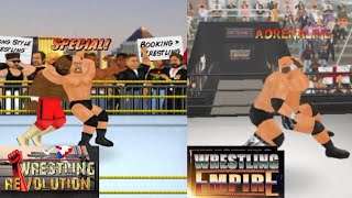 WRESTLING REVOLUTION 2D VS WRESTLING EMPIRE FINISHER COMPARISON [upl. by Ilah480]