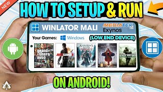 NEW 🔥 WINLATOR MALI V19  SETUPSETTINGSGAMEPLAY  WINDOWS EMULATOR FOR LOWEND DEVICES [upl. by Aened]