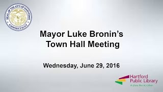 Mayors Town Hall Meeting  Youth Employment [upl. by Mesics]