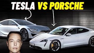 2024 Tesla Model S vs 2024 Porsche Taycan Electric Supercar Showdown [upl. by Hera]