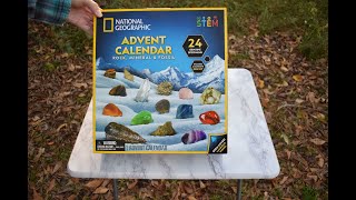 Opening the National Geographic Advent Calendar [upl. by Ydok]