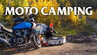 Solo Moto Camping in the Colorado Wilderness  Insomnia Guanella Pass Scenic Byway amp Mining Towns [upl. by Airtened]