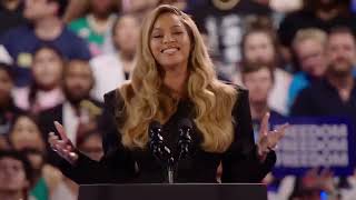 Beyonce Endorses Kamala Harris at Houston Rally [upl. by Kcerb]