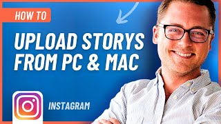 How to Upload Instagram Storys from a PC or MAC Easy Tutorial [upl. by Ateiram60]