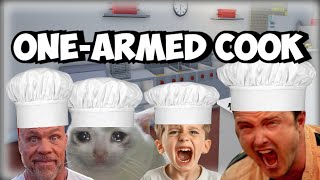 Trying To Run A Kitchen With A 9 Year Old  One Armed Cook onearmedcook [upl. by Nanerb170]