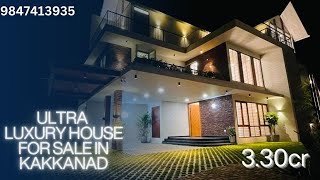 Luxury house for sale in Kakkanad9cents land with 4350sqft 4bhkMore details call me on 9847413935 [upl. by Ezequiel]