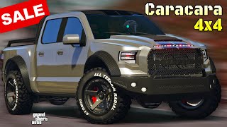 Caracara 4x4 Best Customization amp Review  SALE NOW GTA Online [upl. by Ellora]