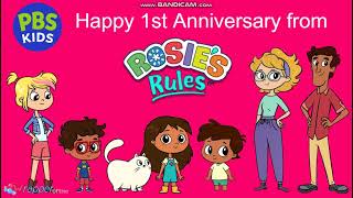 Happy 1st Anniversary from Rosies Rules [upl. by Adianez]