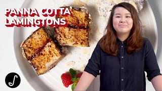 Cook with Whitney How to Make Panna Cotta Lamingtons [upl. by Horne]