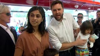 JD Vance and his family visit St Cloud diner on campaign trail [upl. by Zitah379]