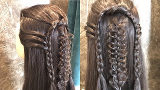 Quick amp easy hairstyle open hairstyle hairstyle for girls [upl. by Tdnarb]