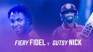 Fiery Fidel vs Gutsy Nick I FINAL I Worldclass PACE BOWLING moment I Abu Dhabi T10 I Season 4 [upl. by Aninnaig938]