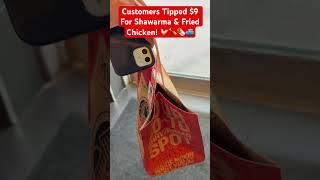 DoorDash Customers Tipped 9 For Shawarma amp Fried Chicken 🍗🐓🌯🚙 shorts fooddelivery gigwork [upl. by Emelita]