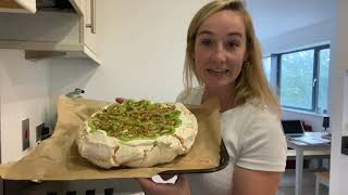 Coconut and lime pavlova  Baking with Hayley [upl. by Herm]