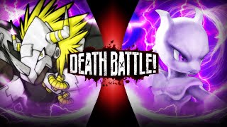 Blackwargreymon VS Mewtwo Digimon VS Pokémon  DEATH BATTLE FAN MADE TRAILER [upl. by Ioved]