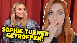 Ich habe SOPHIE TURNER getroffen • XMen Dark Phoenix Event [upl. by Ardnohs]