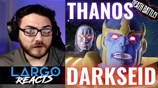 DEATH BATTLE Thanos Vs Darkseid  Largo Reacts [upl. by Allister]