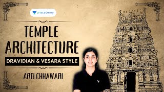 Art amp Culture Visual Arts  Indian Architecture  Temple Architecture Dravidian amp Vesara Style [upl. by Kadner]