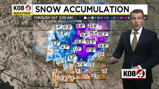 Winter storm could bring 13 feet of snow to New Mexico [upl. by Anoel]