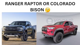 RANGER RAPTOR OR COLORADO BISON🤔 [upl. by Avirt]